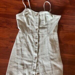 SHE + SKY sundress, denim, size large